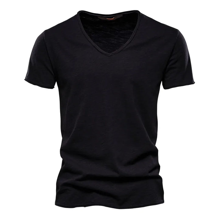 Adrian Linen V-neck Tshirt