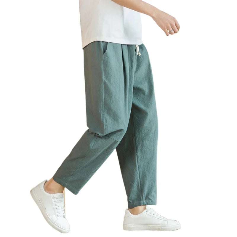 Mitchell Linen Straight Pants