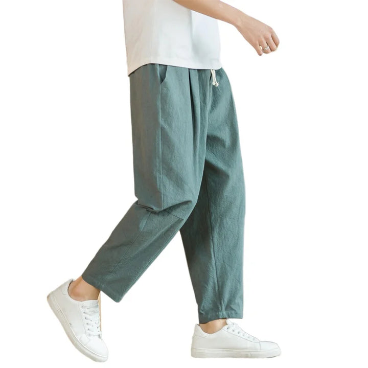Mitchell Linen Straight Pants