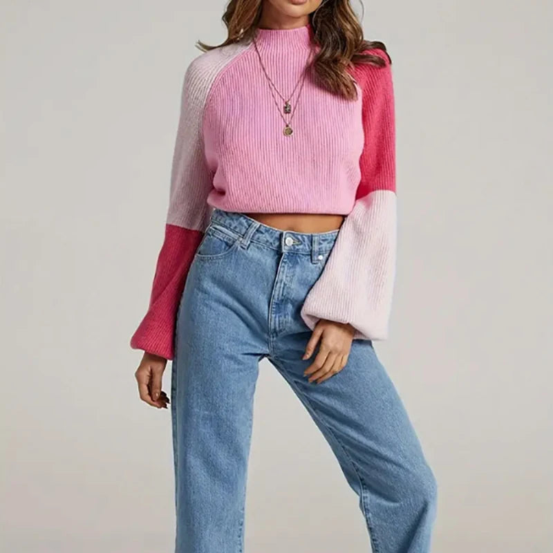 Mira PatchKnit Sweater
