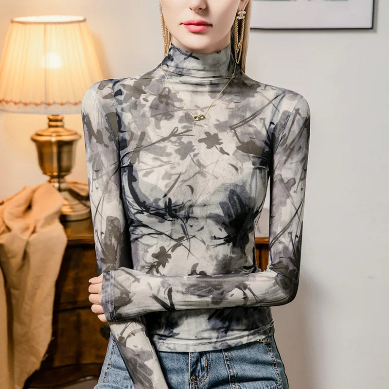 Mira Sheer Mesh Top
