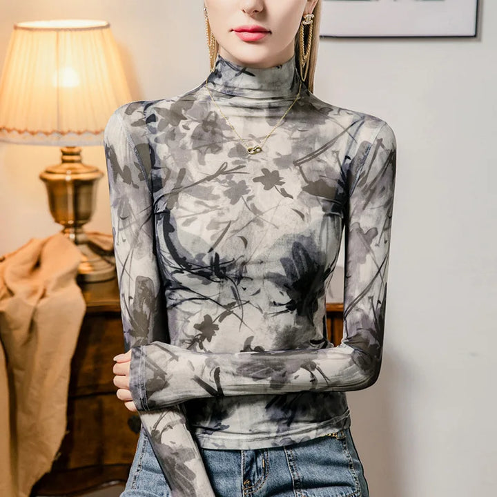 Mira Sheer Mesh Top
