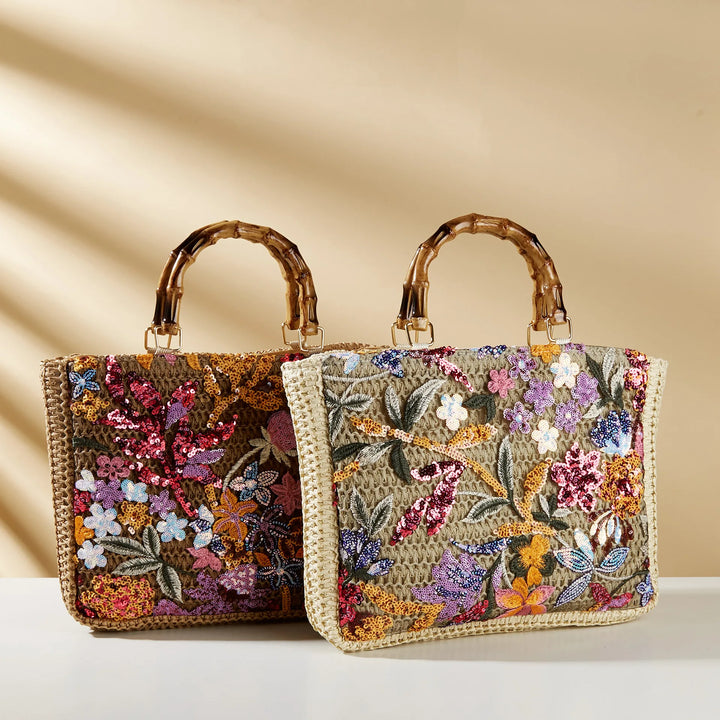 Alora Embroidered Tote Bag