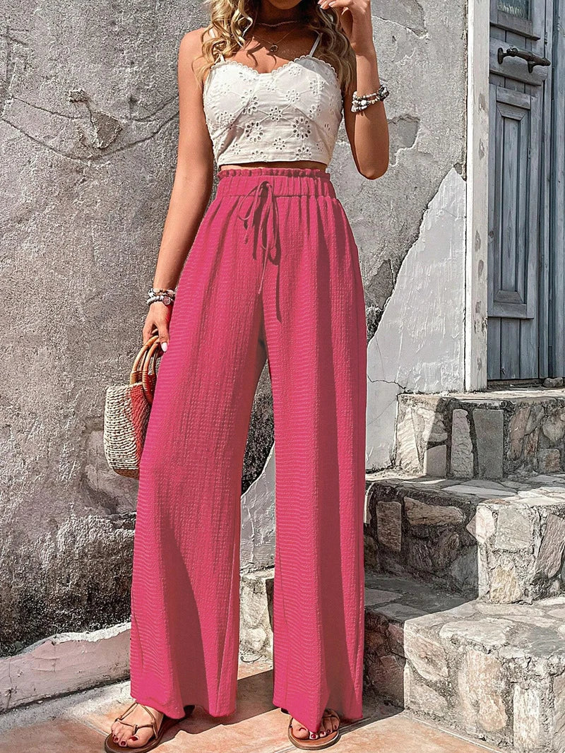Lila Airy Wide Trousers