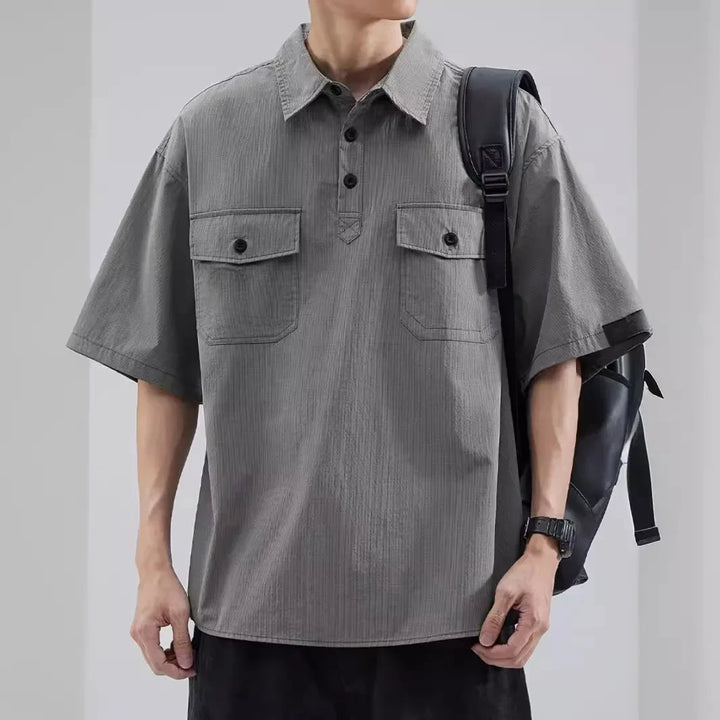Nexo Button-up T-shirt