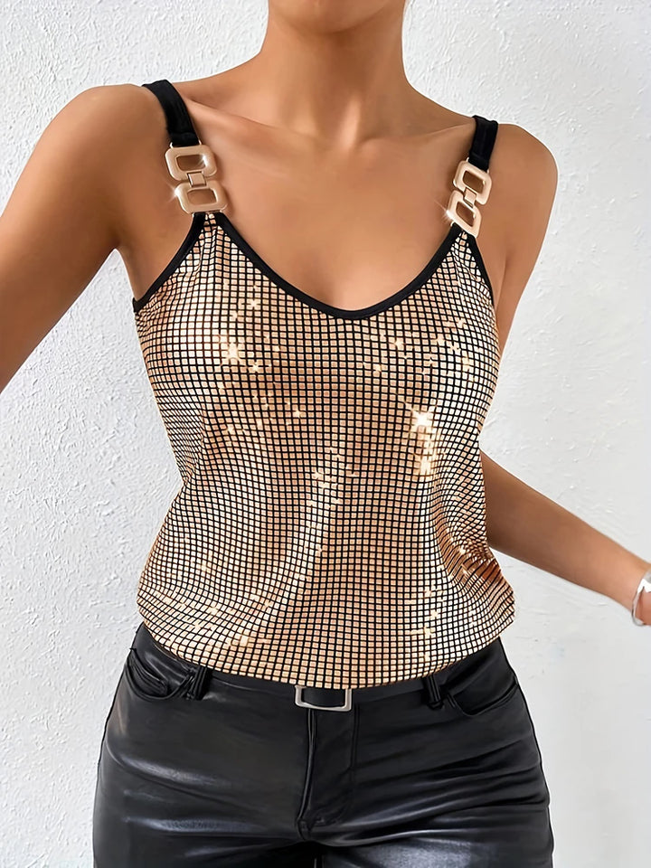Zaria Glam Chain Top