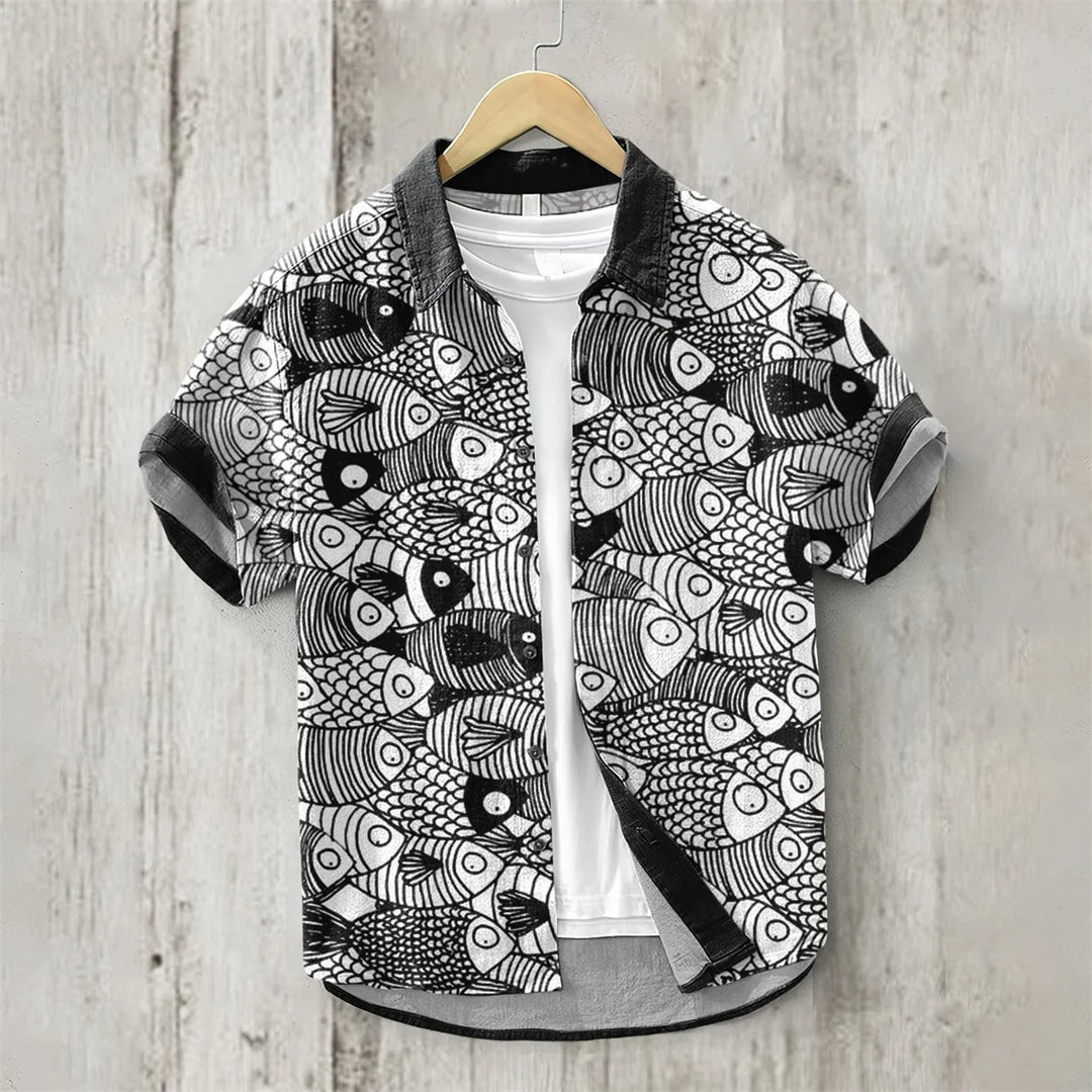 Fletcher Wave Linen Shirt