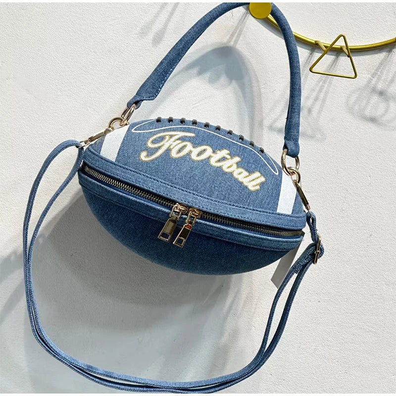 Maddie Football Handbag