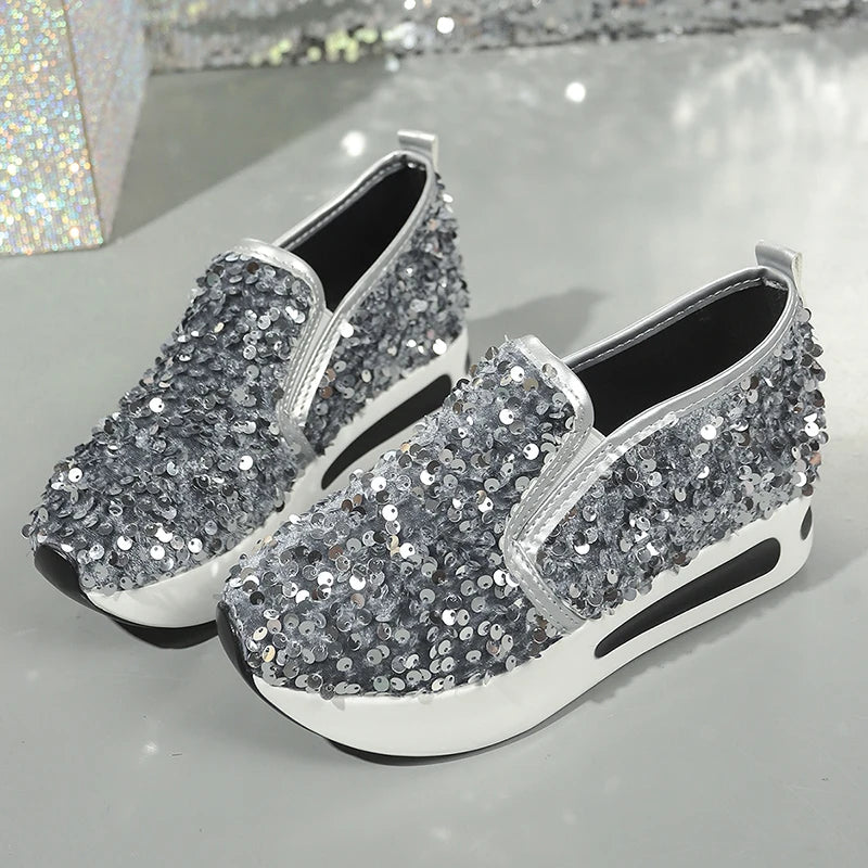 Alina Glitter Step Sneakers