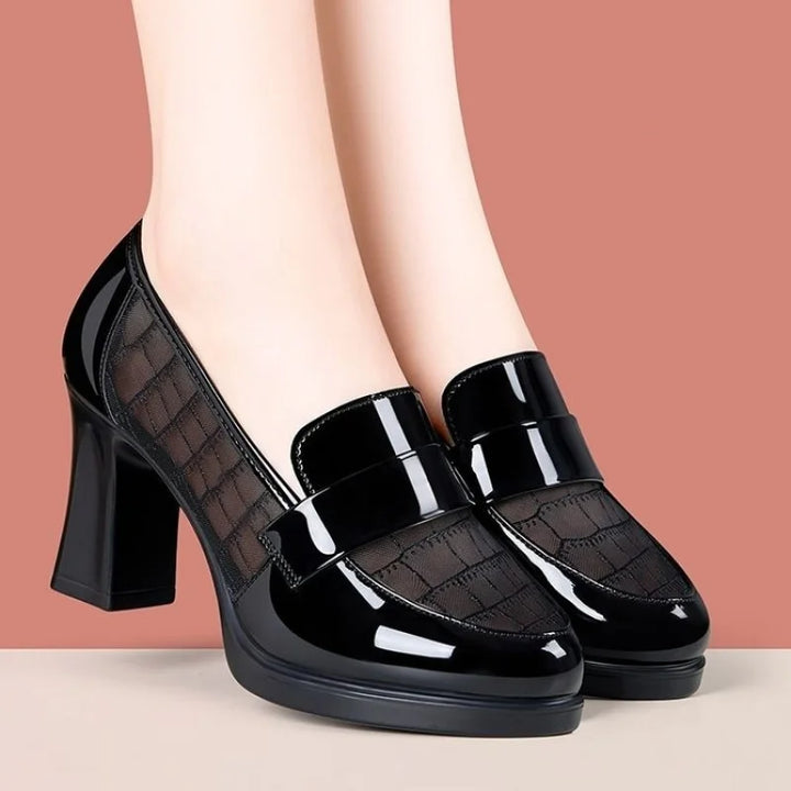 Francesca Block Heel Pumps