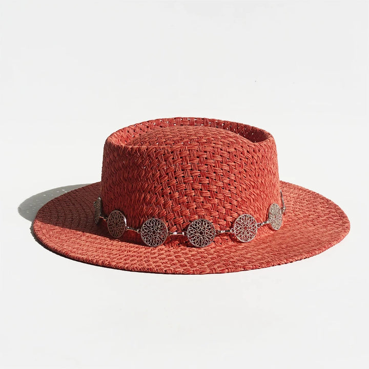 Taylor French Raffia Visor