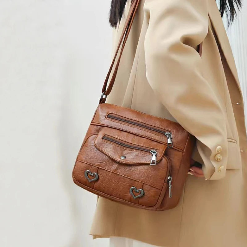 Alira Heart Zip Bag