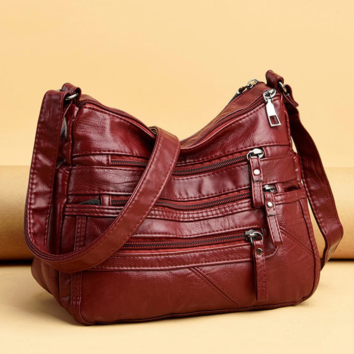 Carmela Multi-Pocket Shoulder Bag
