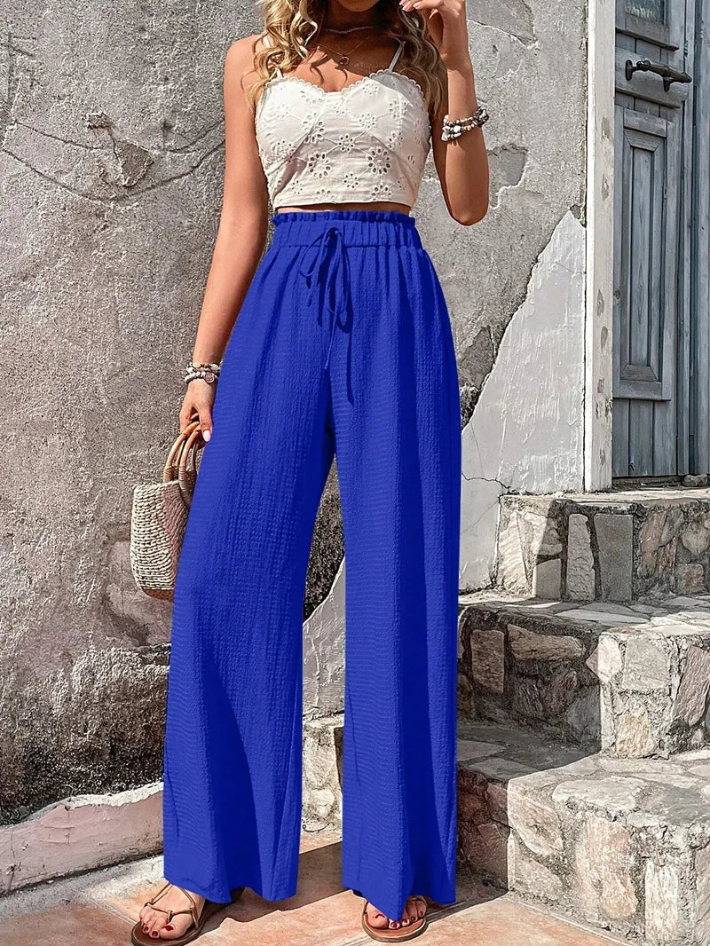 Lila Airy Wide Trousers