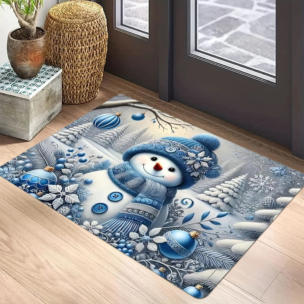 Snowman Welcome Mat