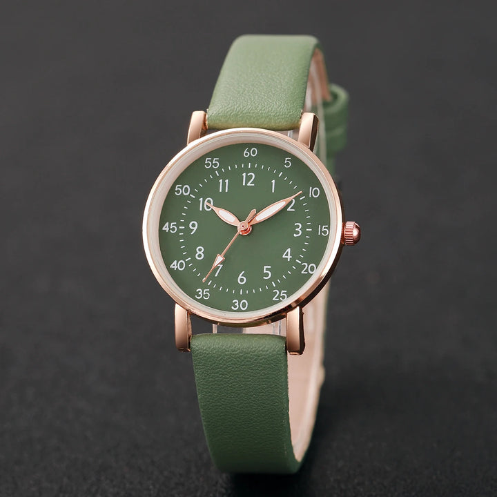 Veya Olive Quartz Watch