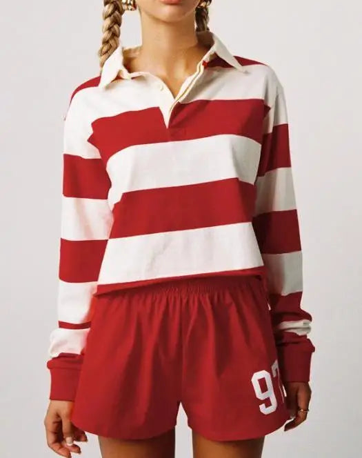 Norra Stripe Croptop