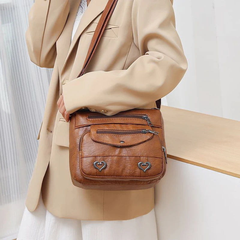 Alira Heart Zip Bag