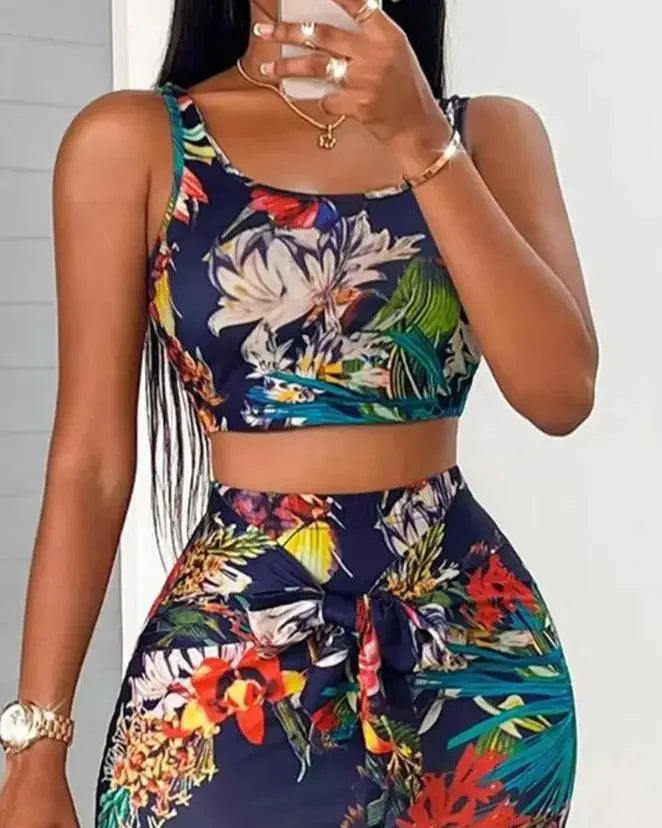 Juliette Printed Midi Set