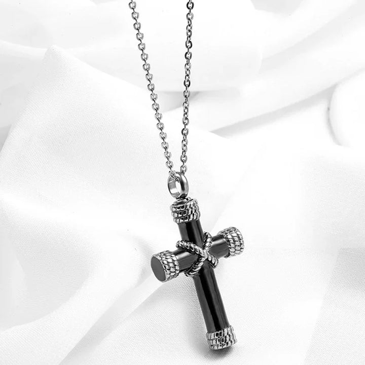 James Carved Crucifix Chain