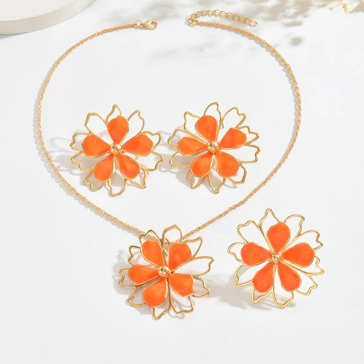 Priya Dahlia Jewelry Set