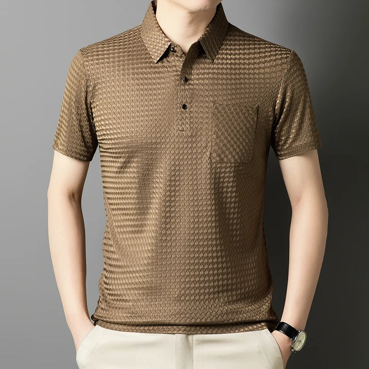 Torin Jacquard Polo Shirt
