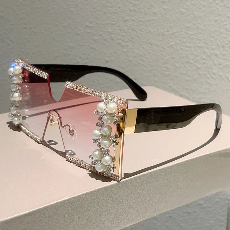 Noemi Pearl Rim Sunglasses