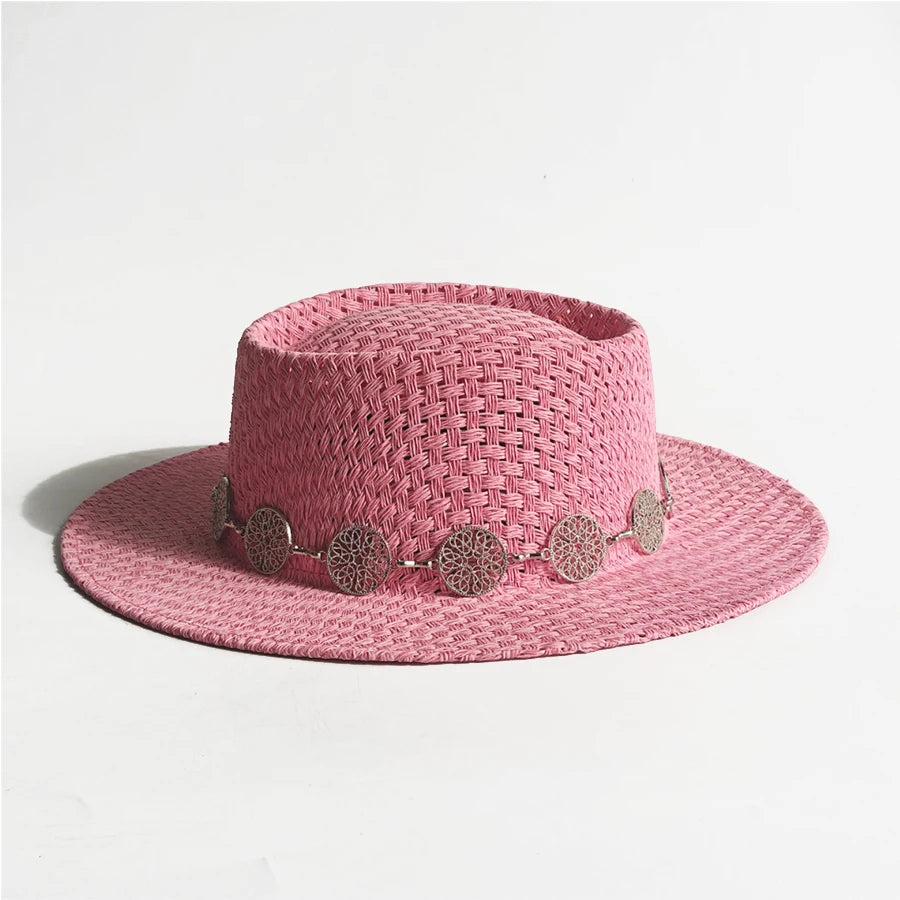 Taylor French Raffia Visor