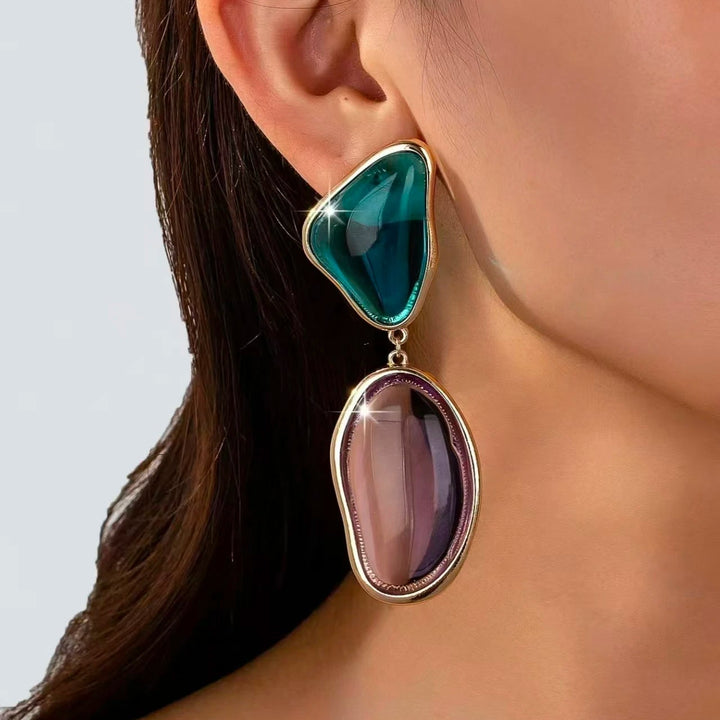 Elara Gem Drop Earrings
