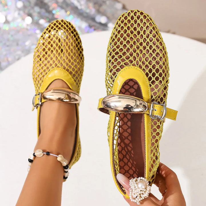 Sophia Vale Mesh Flats