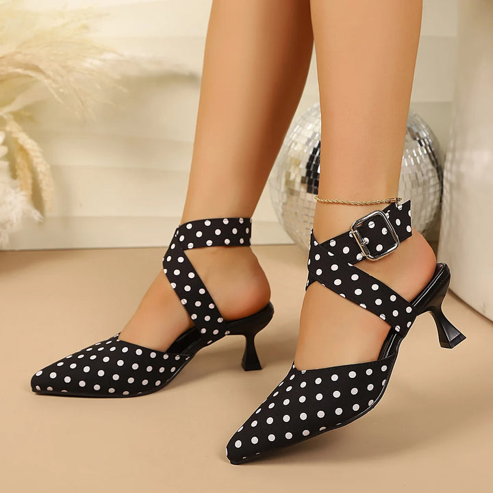 Lola Polka Strap Heels