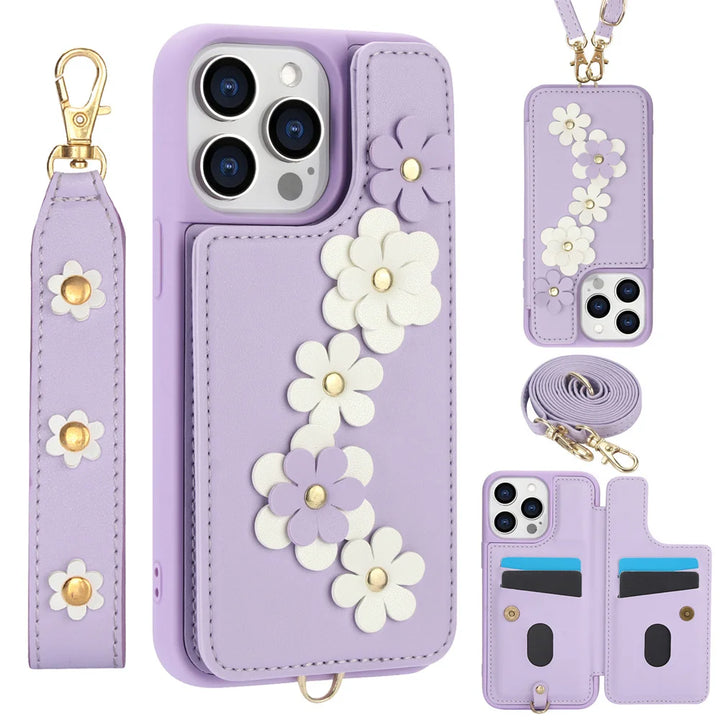 Ella Flower Wallet Case