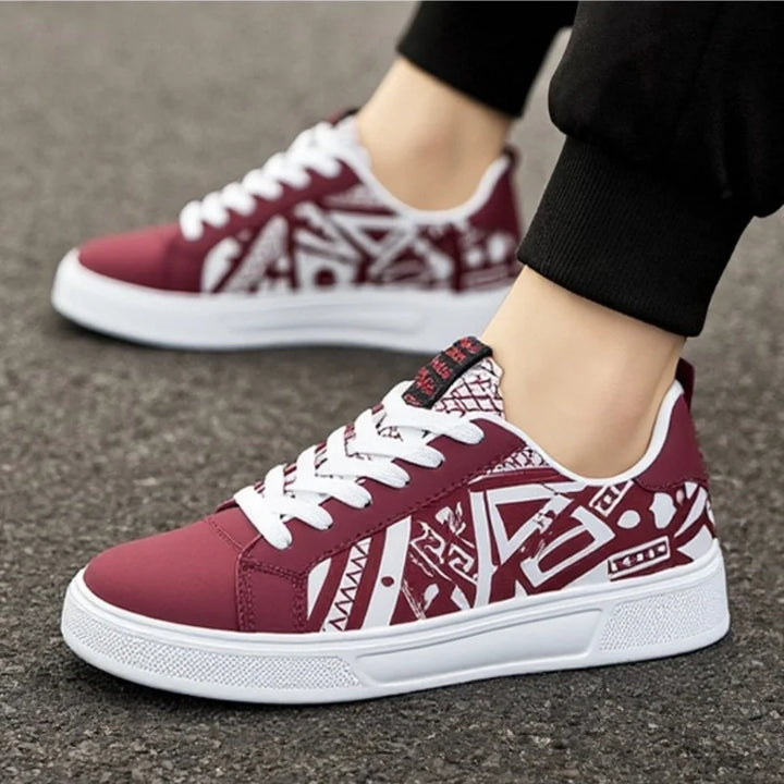 Renoir Patch Canvas Sneakers