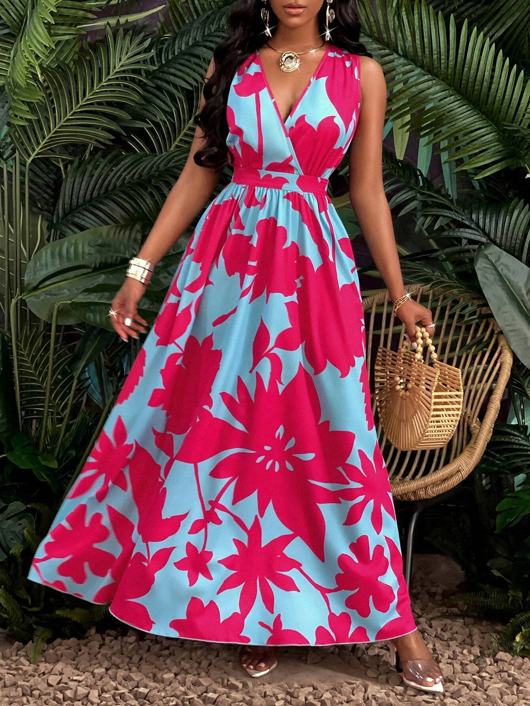 Valeria Airy Midi Dress