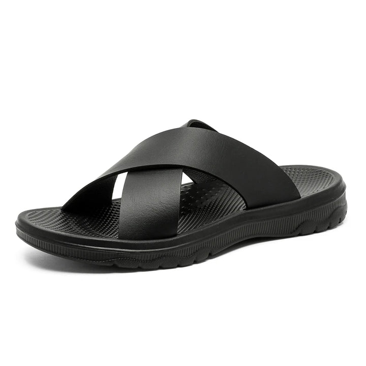 Mavrin Cross Leather Sandals