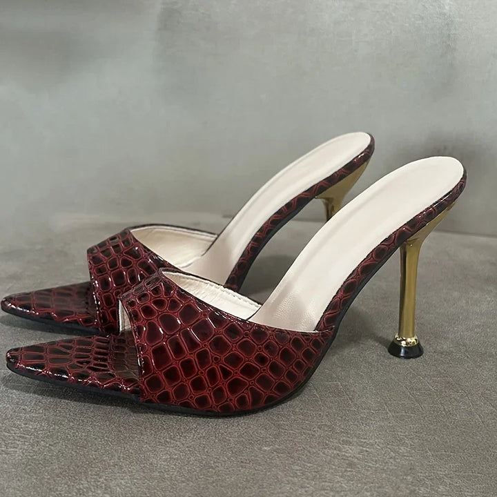 Verlisse Croc Heels