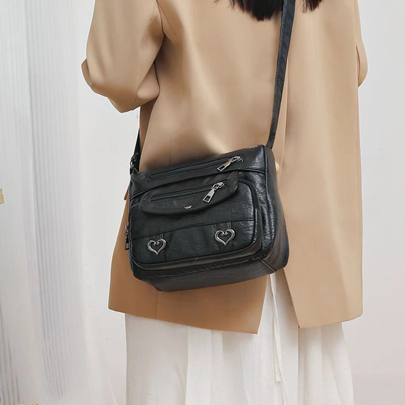 Alira Heart Zip Bag