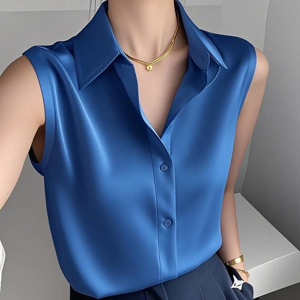 Sabine Satin Blouse