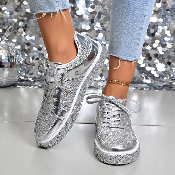 Stella Glitter Lace Sneakers