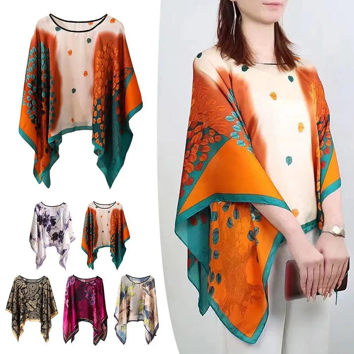 Colette Chiffon Poncho