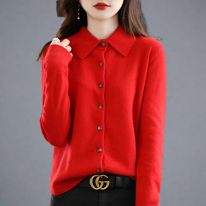 Delfina Button knit Sweater