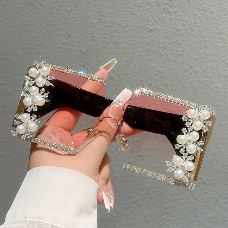 Noemi Pearl Rim Sunglasses