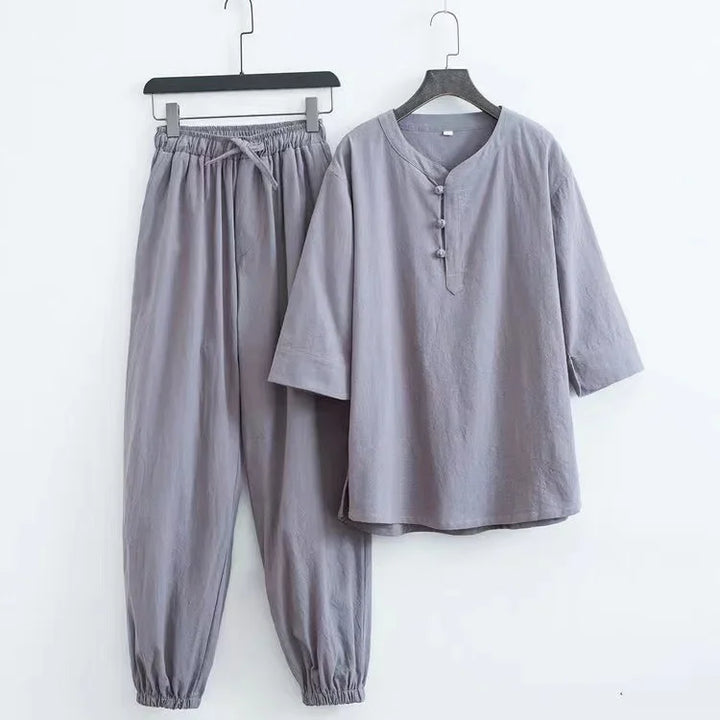 Reese Linen Shirt Pant Set