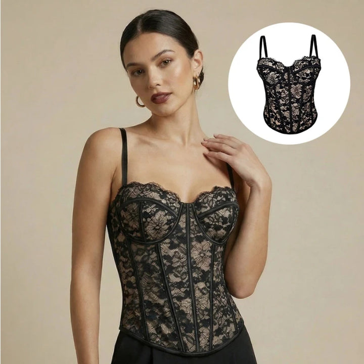 Bianca Lace Bustier Top