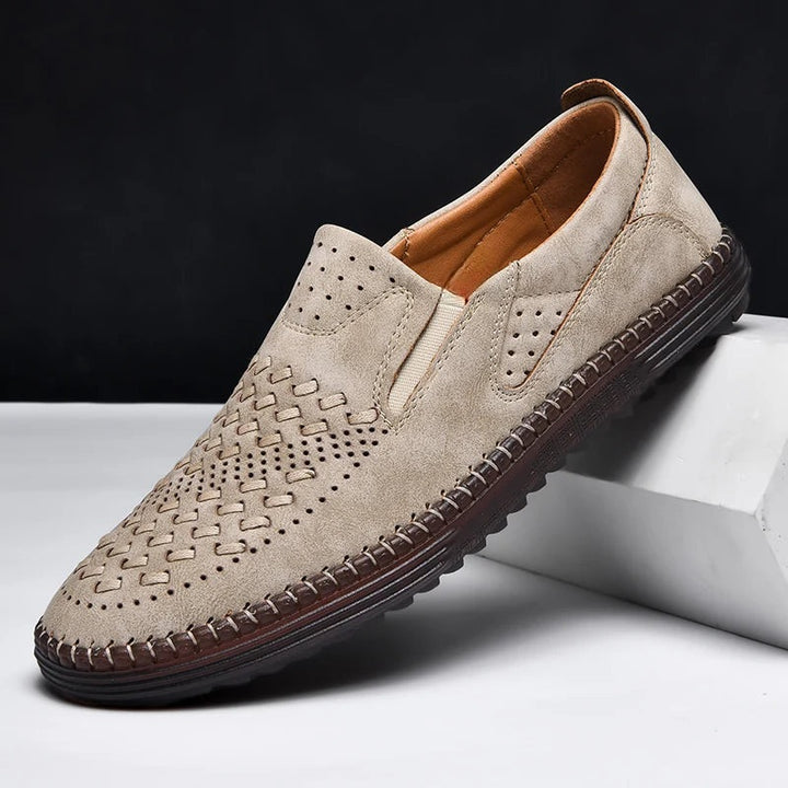 Levan Cowhide Slip-ons
