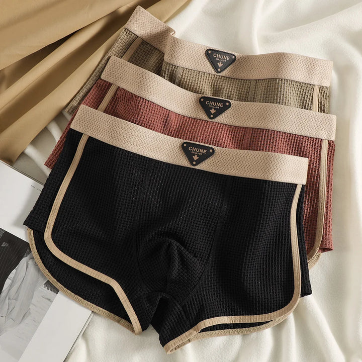 Asher Waffle Knit Boxer Set