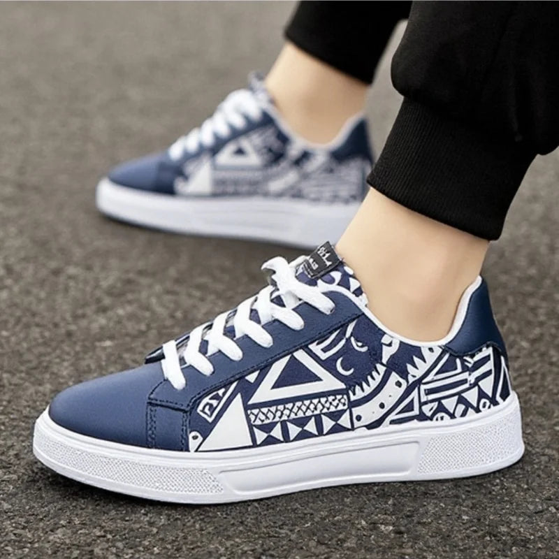 Renoir Patch Canvas Sneakers