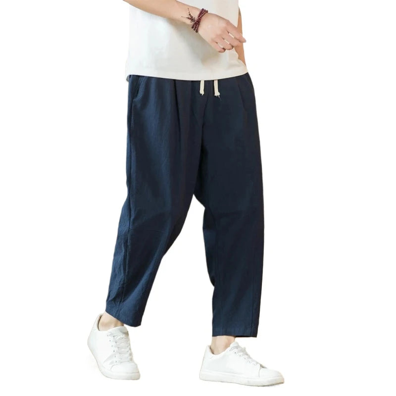 Mitchell Linen Straight Pants