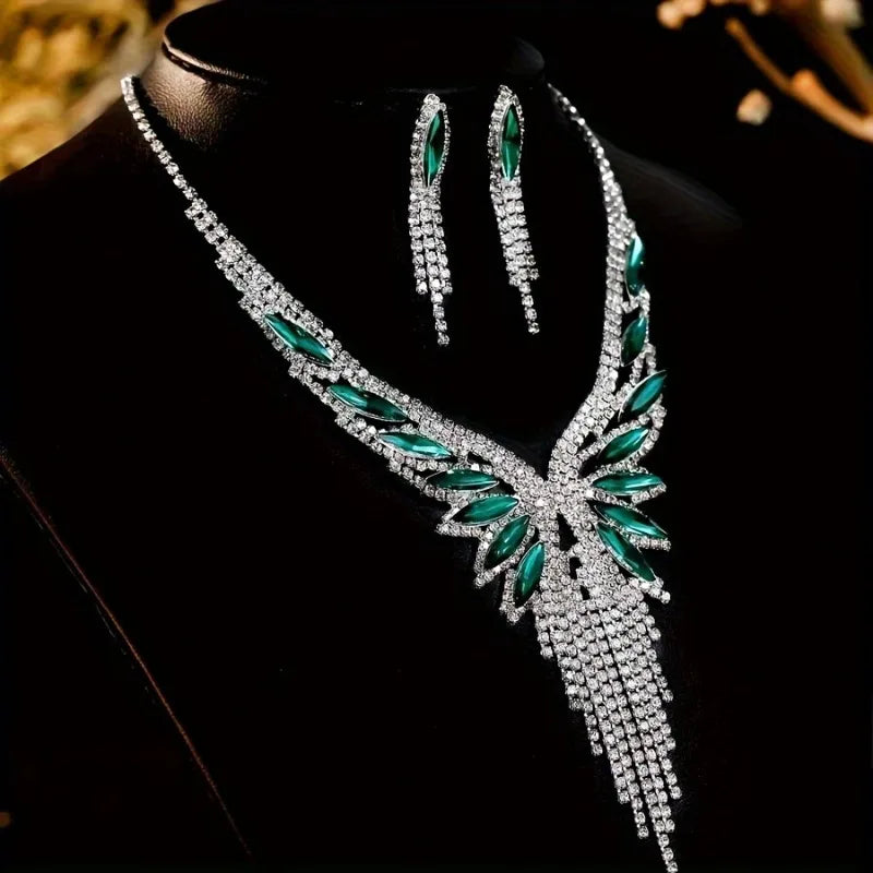 Valerine Designer Emerald Necklace