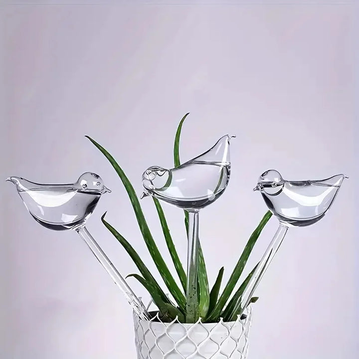 Liora Glass Watering Birds